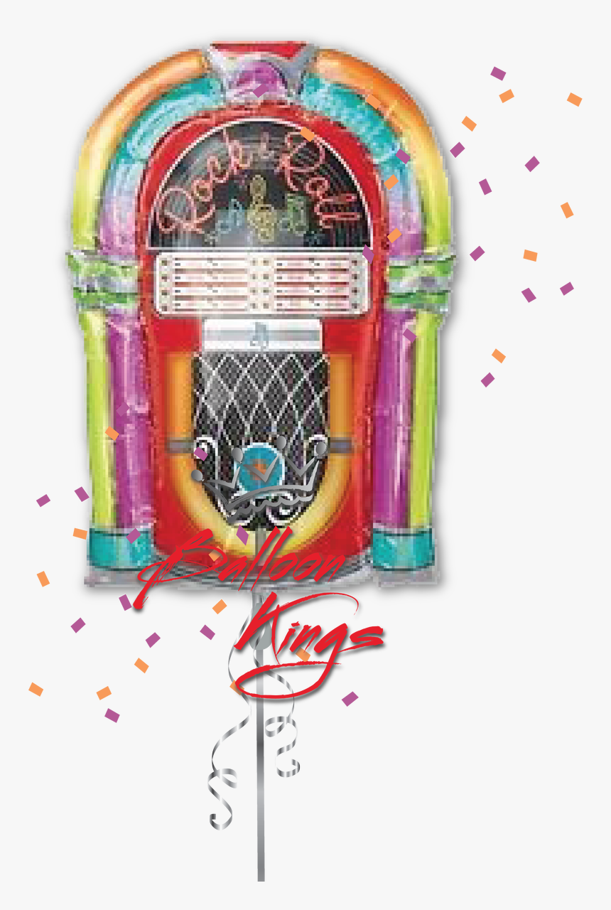 Rock & Roll Jukebox , Png Download - Jukebox Balloon, Transparent Png