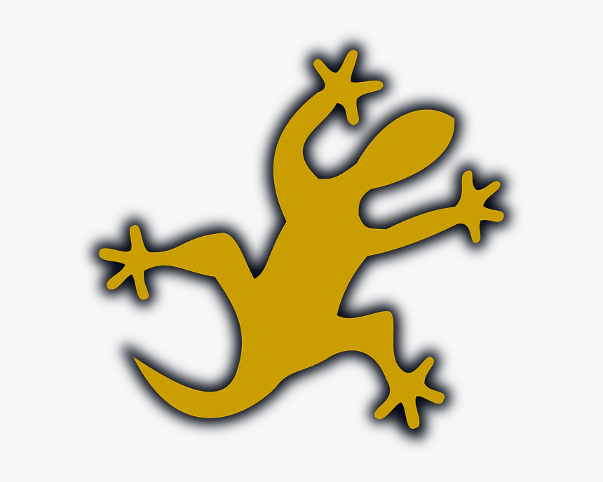 Lizard, Iguana, Reptile, Animal, Silhouette - Lizard, HD Png Download