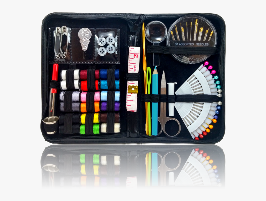 Ultimate Sewing Kit Best Sewing Kit Black Compact Carrying - Sewing Kit, HD Png Download