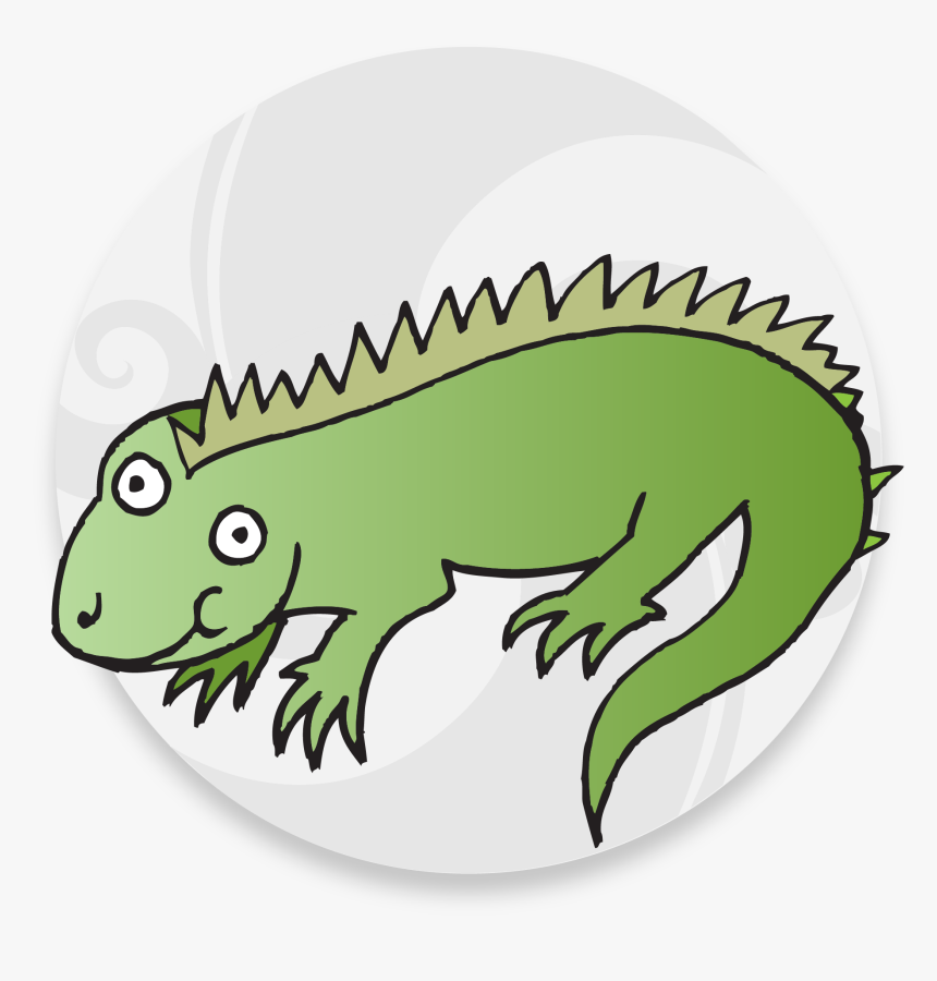 Click To See The Translation - Green Iguana, HD Png Download