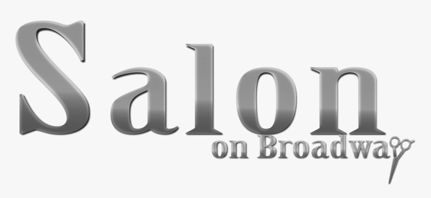 Salon On Broadway Logo - Monochrome, HD Png Download