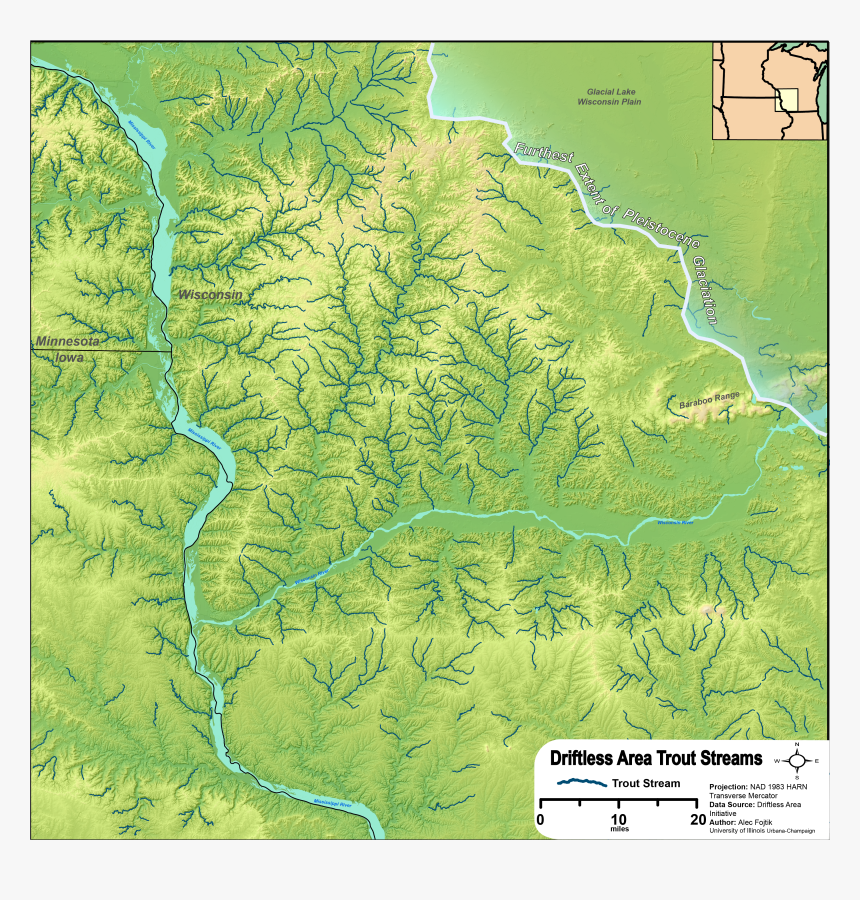 Driftless Trout Streams1, HD Png Download
