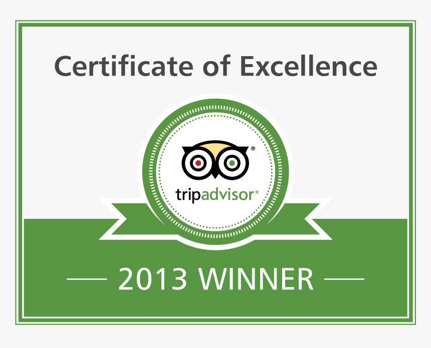 2013 Trip Advisor Certificate Of Excellence Southern - Tripadvisor Certificate Of Excellence 2013, HD Png Download