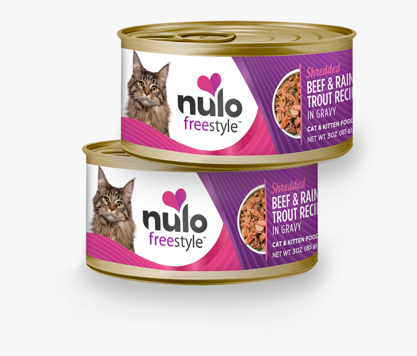 Freestyle Shredded Beef & Rainbow Trout Recipe In Gravy - Nulo, HD Png Download