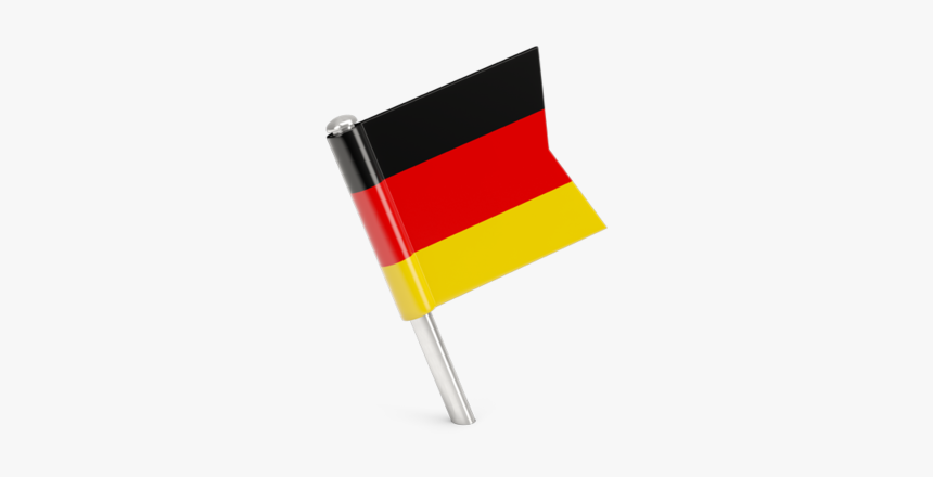 Square Flag Pin - Germany Flag Pin Png, Transparent Png