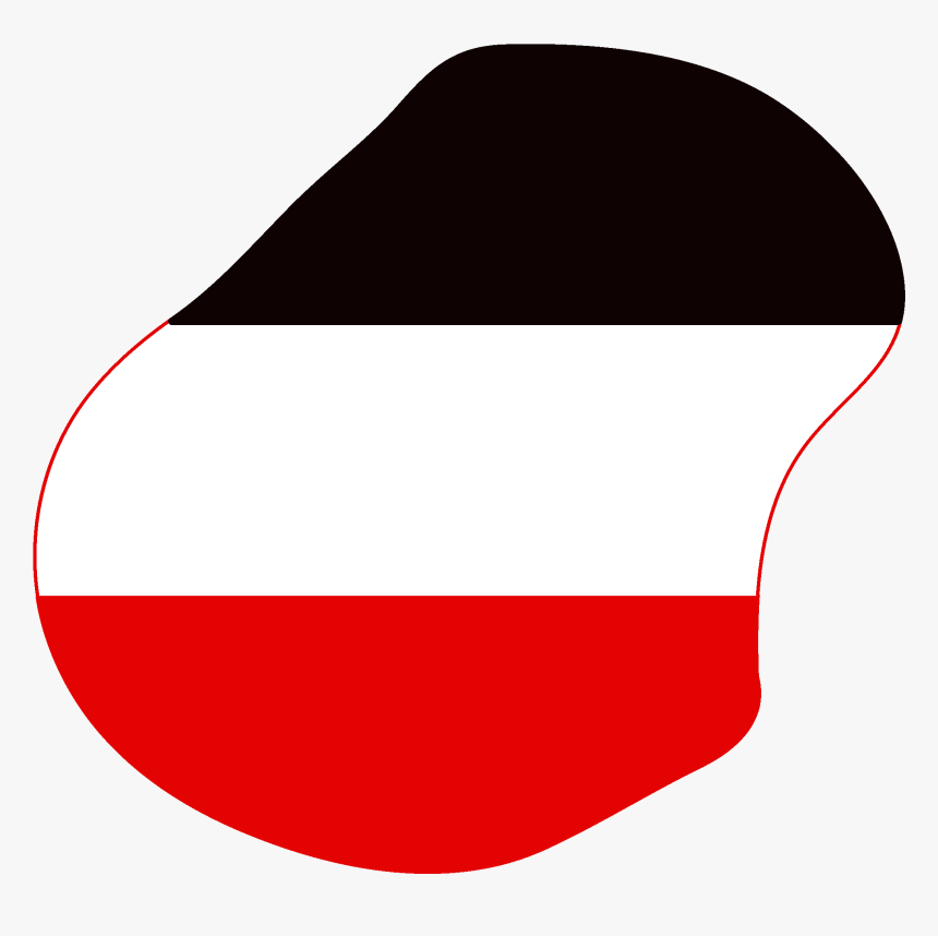 Flag Map Of Nauru (1888 - Flag Map Of The German Empire, HD Png Download