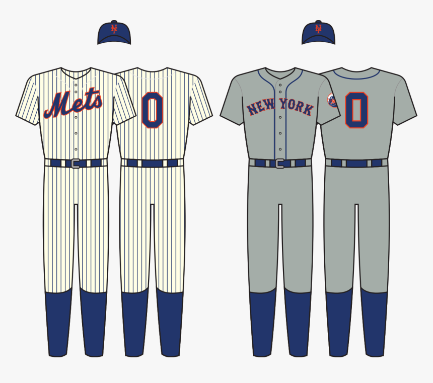Logos And Uniforms Of The New York Mets, HD Png Download