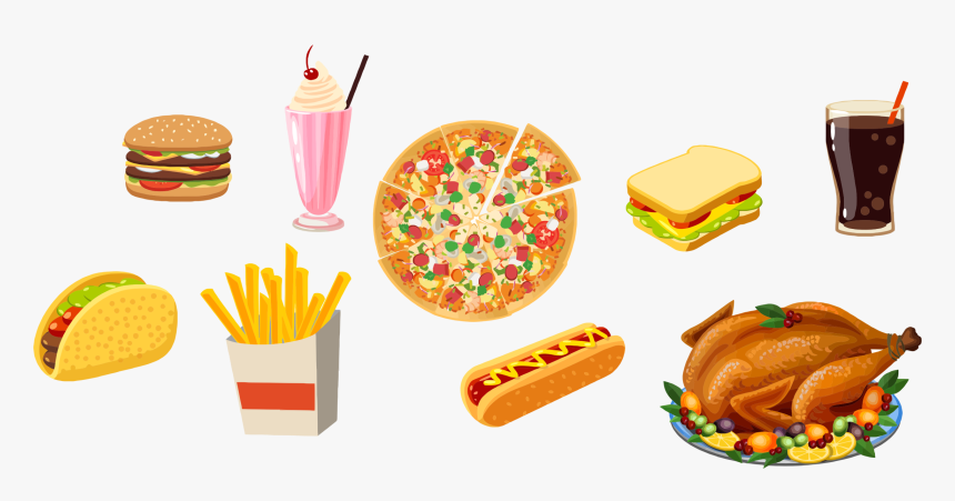 Cuisine,side Dish,american Food - Junk Food, HD Png Download