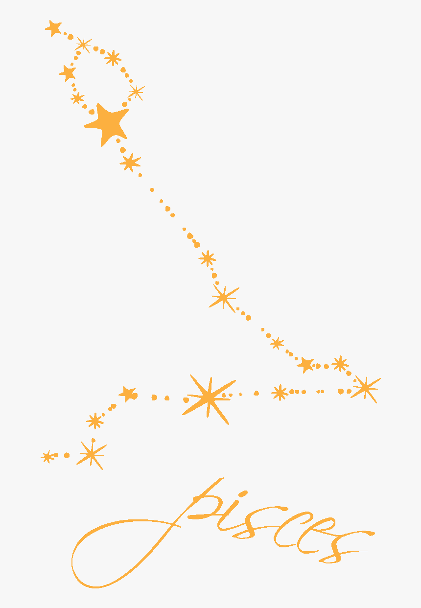 Временное Тату Знак Зодиака Рыбы - Calligraphy, HD Png Download