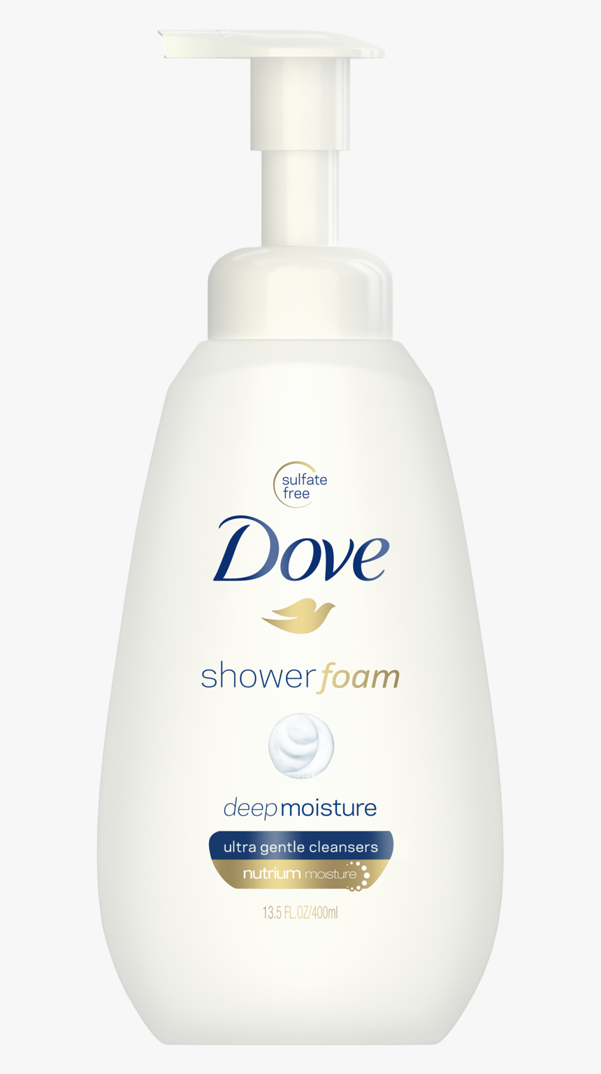 Dove Shower Foam Deep Moisture Foaming Body Wash - Dove Foaming Body Wash, HD Png Download