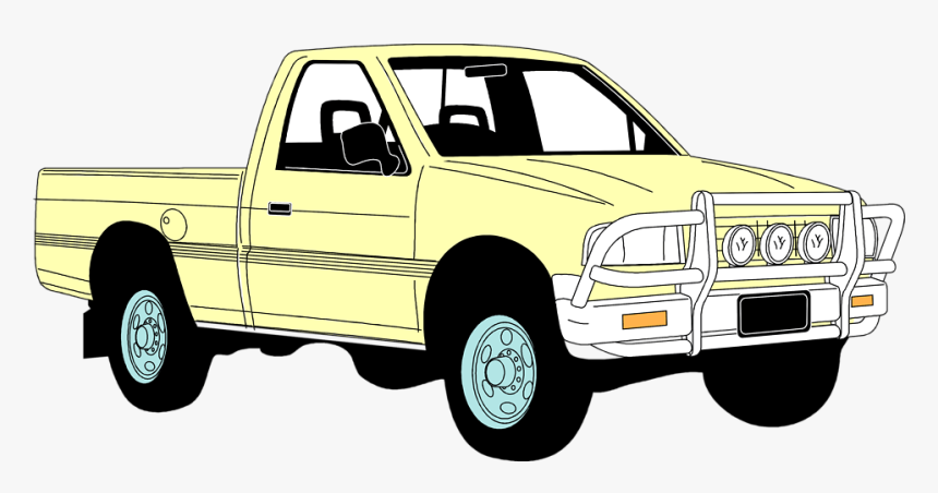 Pickup Trucks Clip Art - Pick Up Truck Clip Art, HD Png Download
