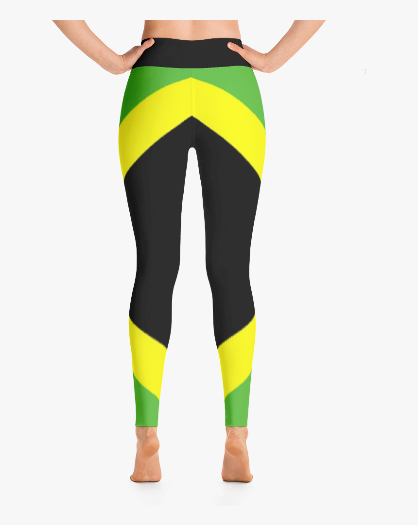 Jamaican Flag Yoga Leggings - Tights, HD Png Download