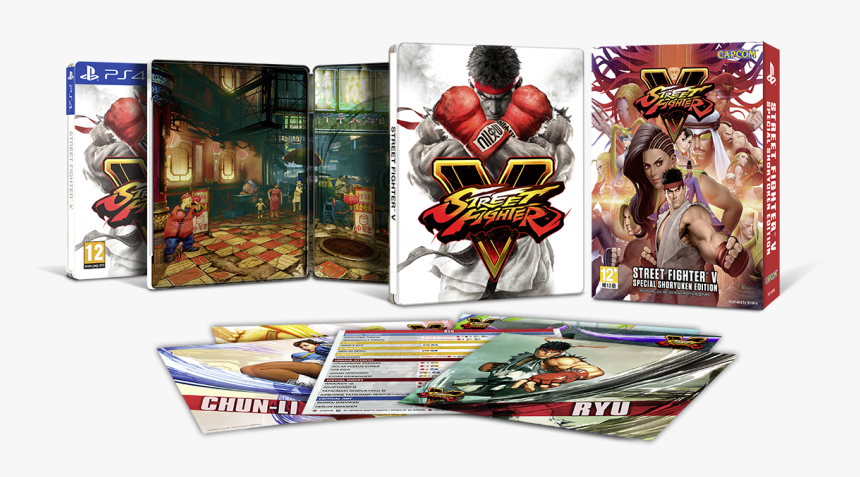 Street Fighter V 5 Steelbook Edition, HD Png Download