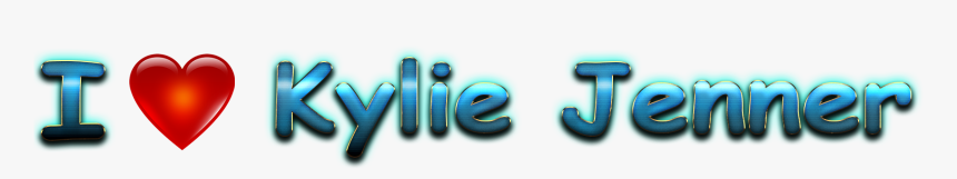 Kylie Jenner Love Name Heart Design Png - Heart, Transparent Png