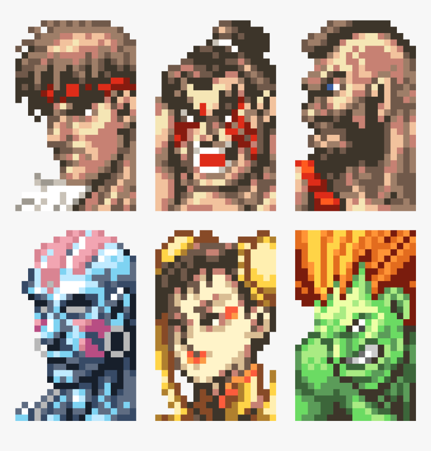 Pixel Art Street Fighter, HD Png Download