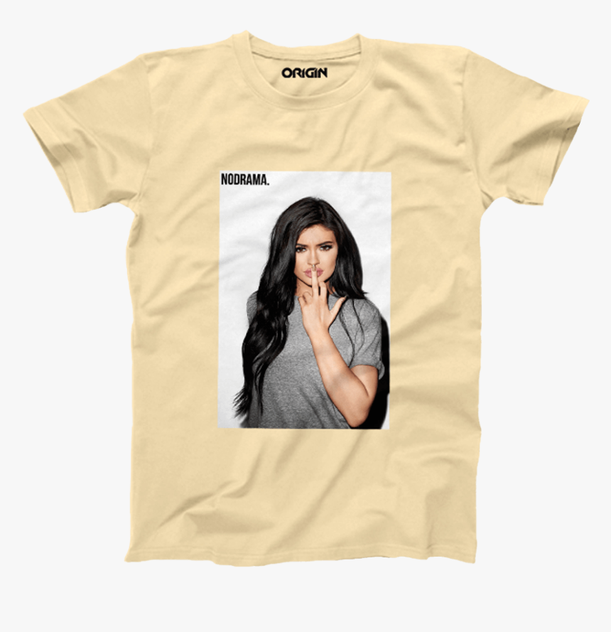 Kylie Printed Cream T-shirt - T Shirt Kylie Jenner, HD Png Download