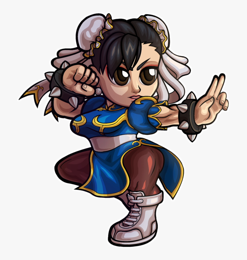 Street Fighter Clipart Cartoon - Street Fighter Chibi Png, Transparent Png