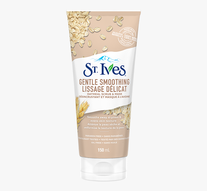 Oatmeal Gentle Smoothing Scrub & Mask - St Ives Apricot Scrub, HD Png Download