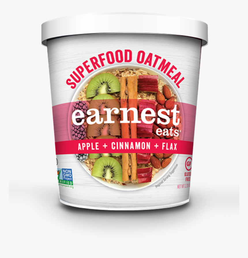 Superfood Vegan Oatmeal Cups - Earnest Eats Superfood Oatmeal, HD Png Download