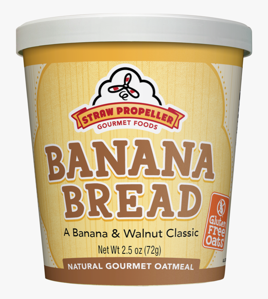 Banana Bread Gourmet Oatmeal - Ice Cream, HD Png Download