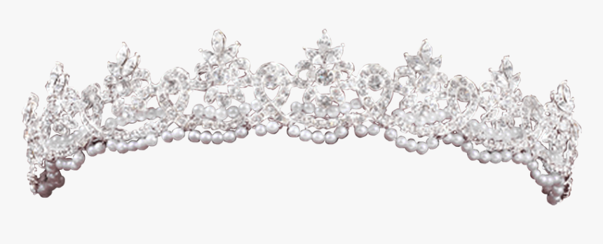 Rhinestone And Pearl Royal Headband - Headpiece, HD Png Download