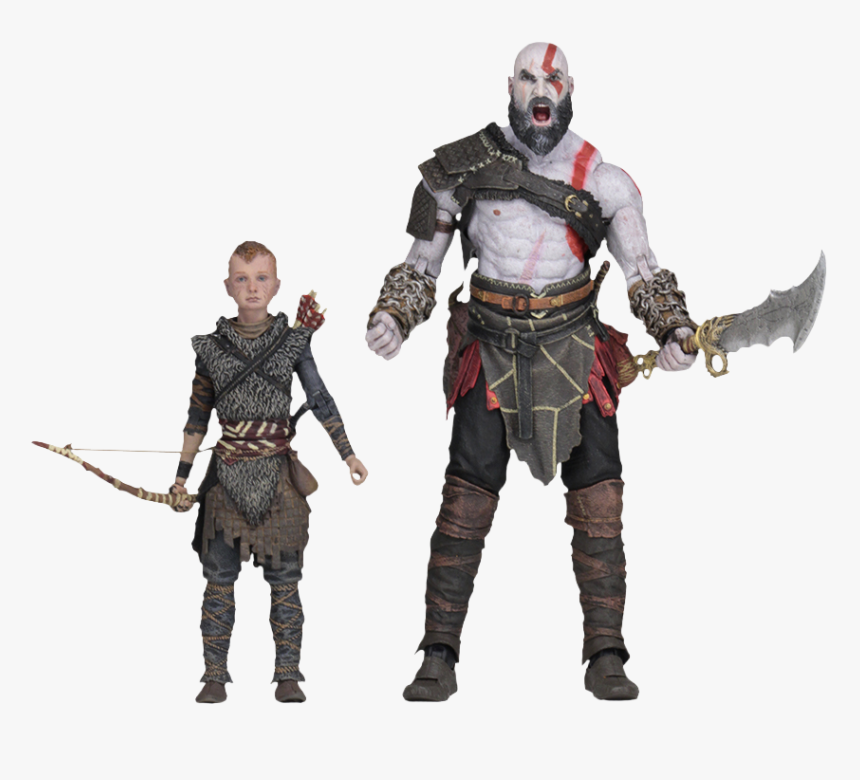 Kratos And Atreus Action Figure, HD Png Download