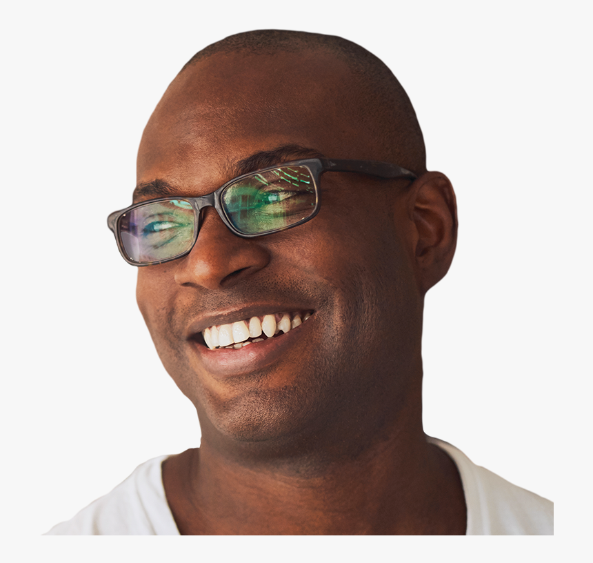 Smiling Man In Glasses - Clarkson Eyecare Mens Glasses, HD Png Download
