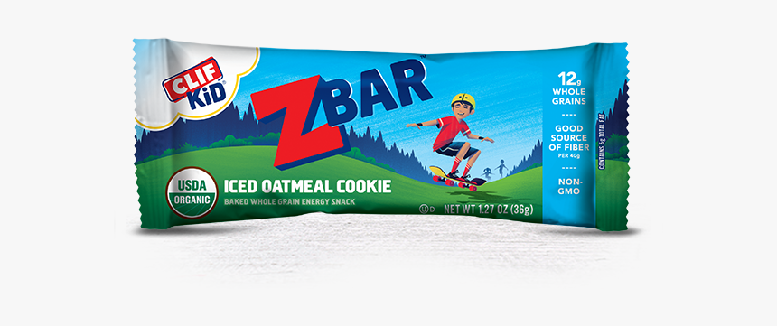 Iced Oatmeal Cookie Packaging - Clif Bar Iced Oatmeal, HD Png Download