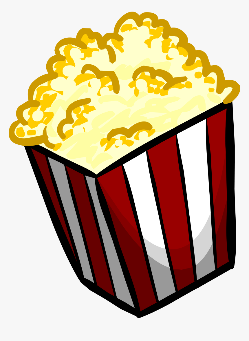 Microwave Popcorn Clip Art - Transparent Background Popcorn Clipart, HD Png Download