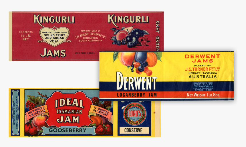 Commercial Jam Manufacturing In Australia Began On - Vintage Food Labels, HD Png Download