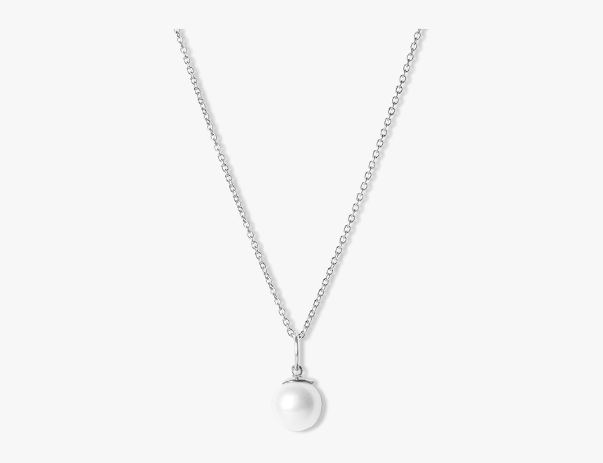 Combination Of An Anchor Chain And Big Pearl Pendant - Locket, HD Png Download