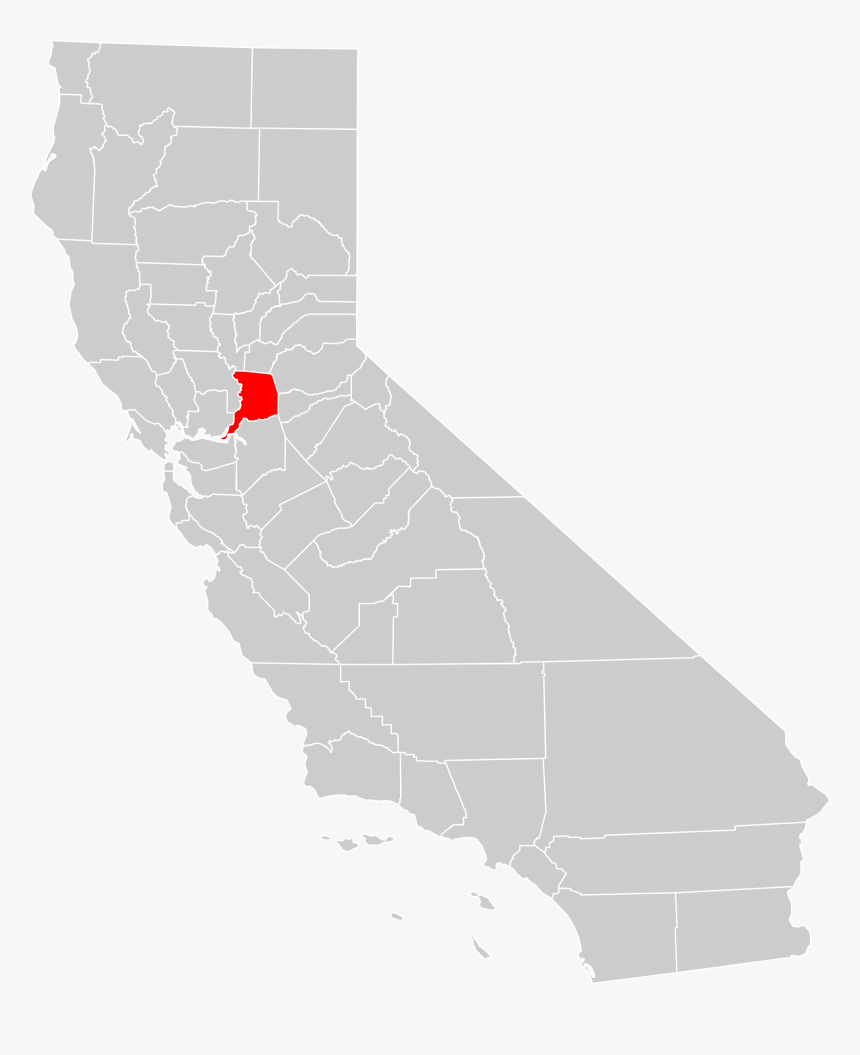 Map Of Sacramento Area Beautiful File California County - Sacramento In California Map, HD Png Download