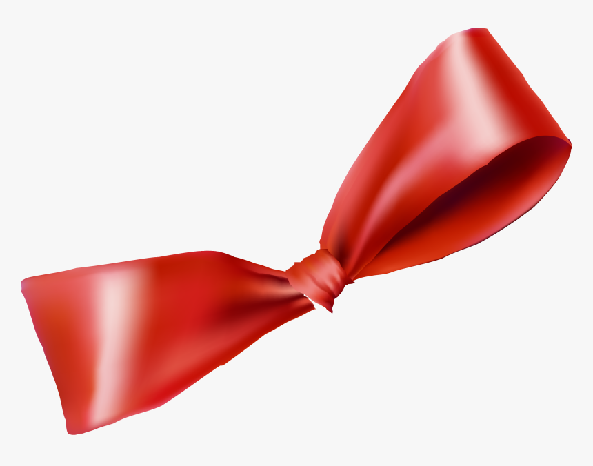 Bow Tie Red Necktie - Red Ribbon Aesthetic, HD Png Download