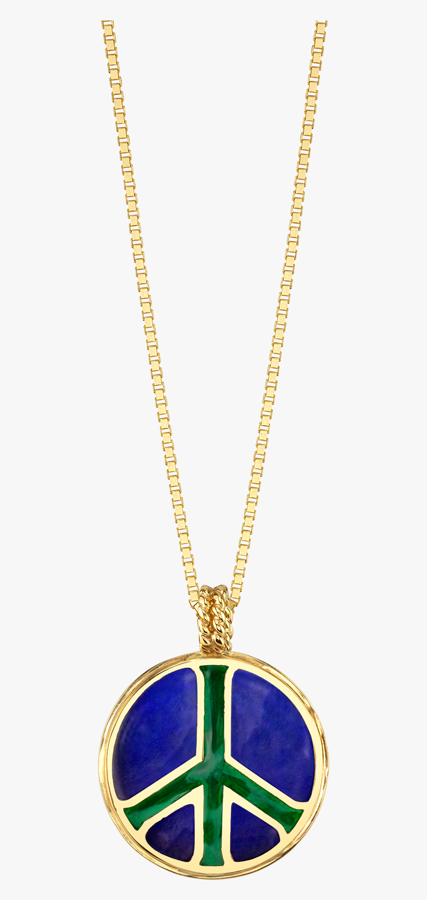 Peace Sign Necklace Png - Necklace, Transparent Png