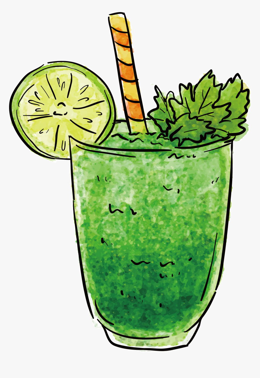 Transparent Etrog Clipart - Transparent Background Smoothie Clipart, HD Png Download