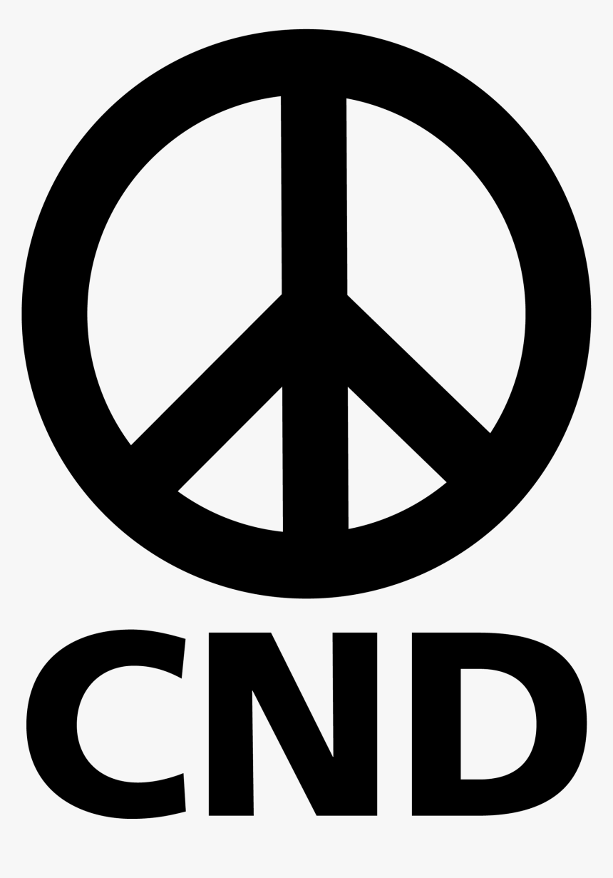 Green Peace Symbol - Cnd Sign, HD Png Download