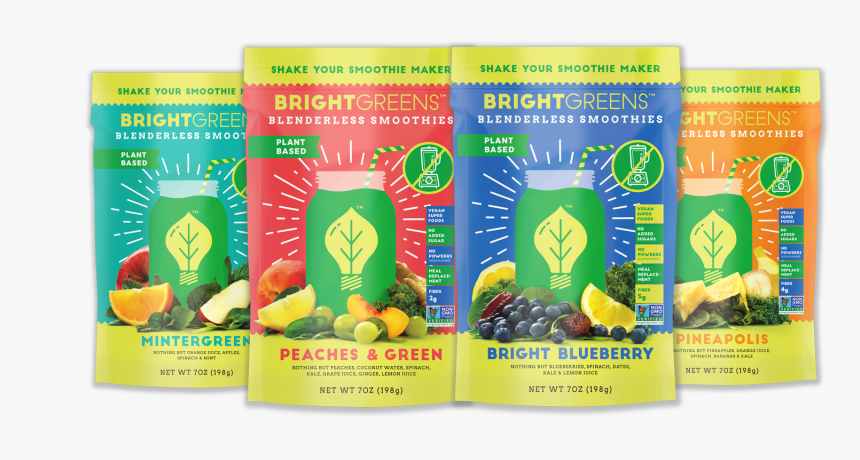 Brg Products - Bright Greens Blenderless Superfood Smoothie, HD Png Download