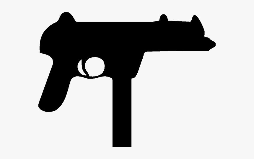 Cat Silhouette Point Clip Art - Pop Art Guns, HD Png Download