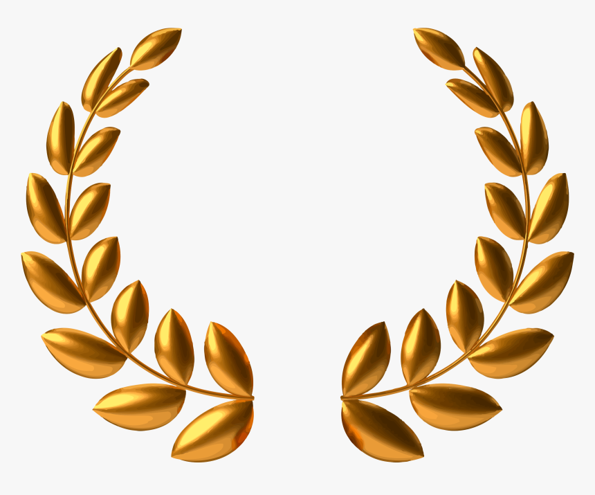 Body Anniversary - Gold Laurel Leaves Png, Transparent Png