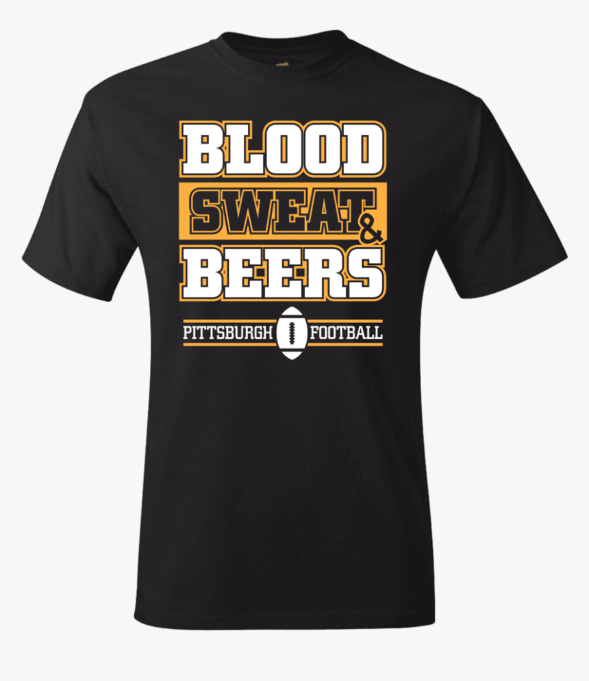 Fan Apparel Steelers Blood, Sweat & Beers Pittsburgh - Trumpet Designs For T Shirts, HD Png Download