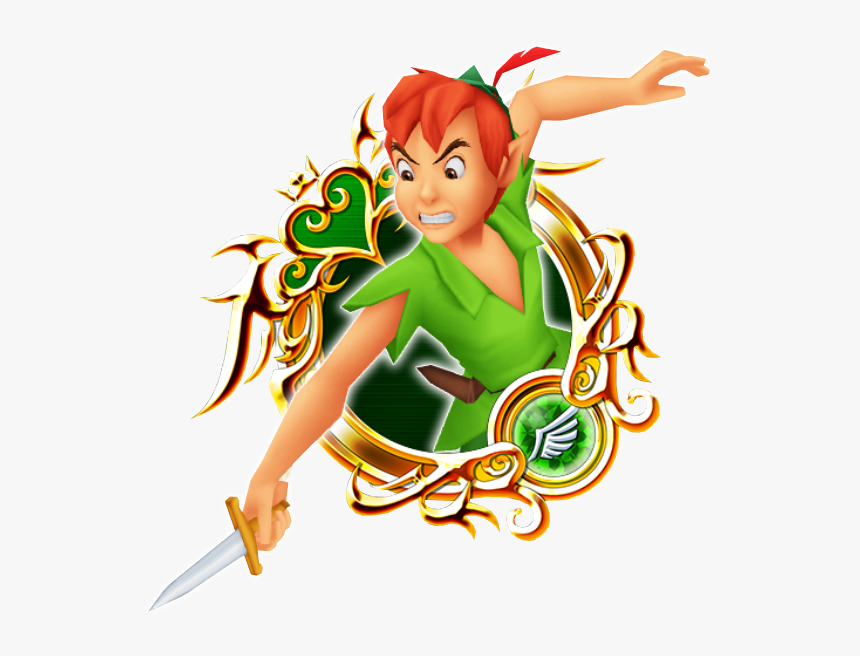 Download Peter Pan Transparent Png - Kingdom Hearts Riku Medal, Png Download