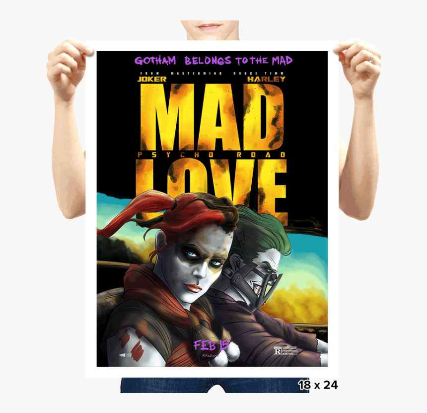 Transparent Suicide Squad Joker Png - Joker Mad Love Poster, Png Download