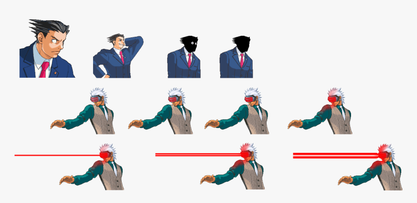 Godot Sprite Ace Attorney, HD Png Download