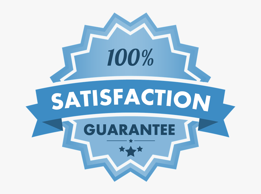 The No Risk 14 Day Money Back Guarantee - 100 Satisfaction Guarantee Png Format, Transparent Png