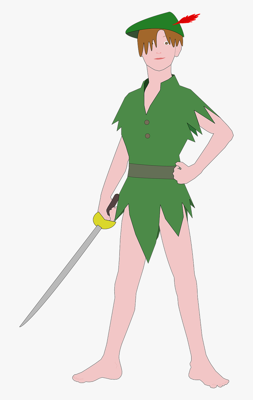 Peter Pan Cartoon Art, HD Png Download