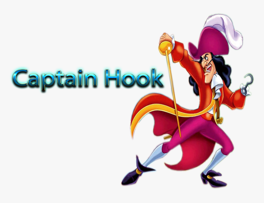 Transparent Peter Pan Png - Captain Hook Png, Png Download