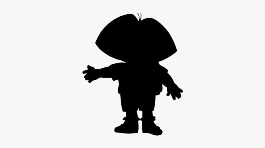 Dora The Explorer Png Clipart Download - Dora The Explorer Silhouette, Transparent Png