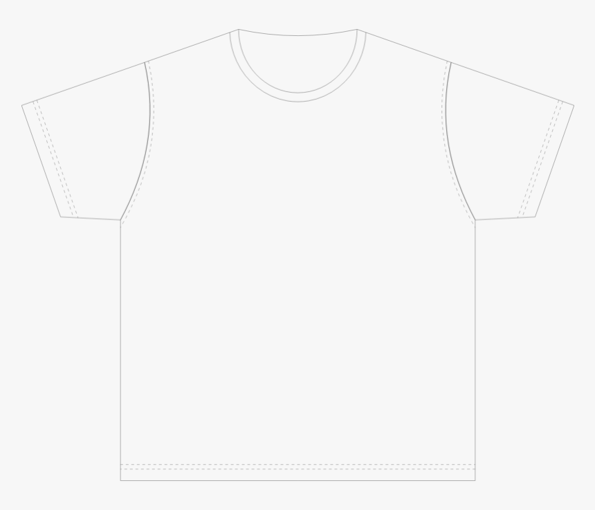 Xl Size Blank T Shirt Template - Active Shirt, HD Png Download