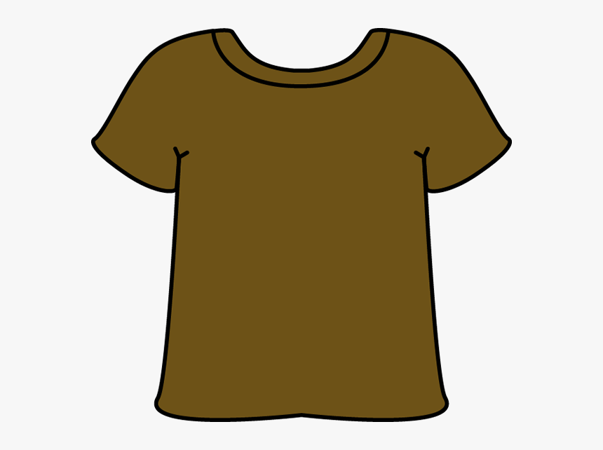 Brown Tshirt - Green Shirt Clipart, HD Png Download