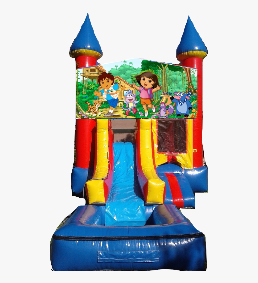 Minecraft Waterslide Bounce House, HD Png Download